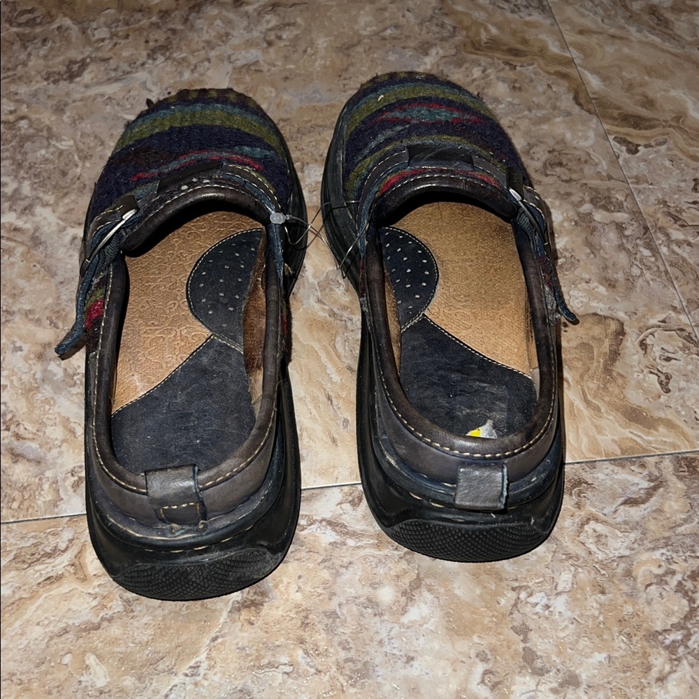 Born Multicolored Fabric Clogs - image 4